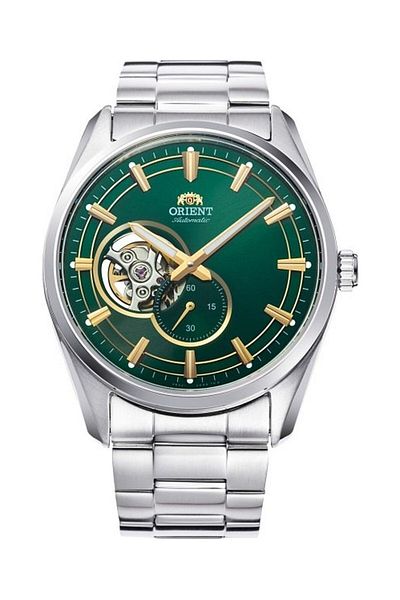Orient Ceas bărbătesc automat verde, F6S22, japonez, oprire secundă