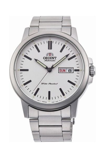 Orient Ceas automat bărbătesc alb, F6922, japonez, 22 de pietre, rezervă de mers de 40 de ore, oprire a secundei