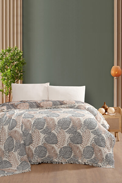 EVFENDİ Trophy Kahve 5 Katlı Dolgulu Jakarlı Müslin Yorgan Çift Kişi 220x240 ...