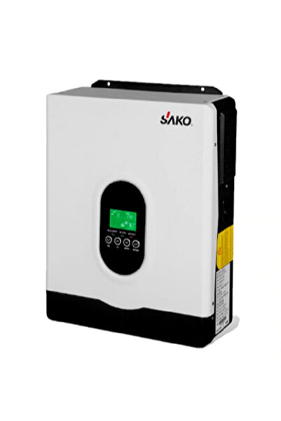 URETECH SAKO 3KVA 3000VA 2700 Watt Tam Sinüs Şarjlı Akıllı H.V 80A Mppt İnverter 24V-220V İnvertör 2.7kw 3kw