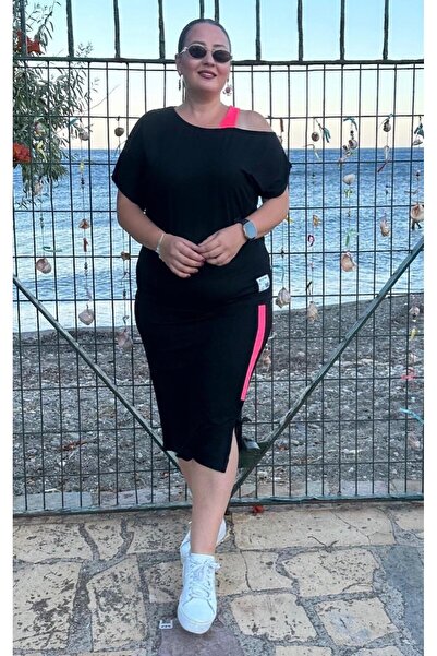 Şeritli Etek Takım