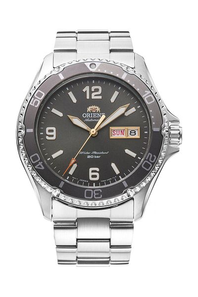 Orient Ceas automat gri bărbătesc, F6922, rezervă de mers de 40 de ore, 22 de pietre