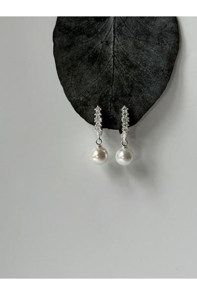 DURAN TAKI TASARIM Mayorka İnci Gümüş Küpe