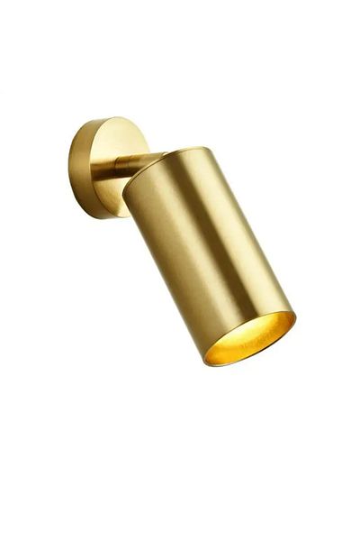 LUXXO Aplica/spot Delphi, 1x GU10, corp auriu periat, 10x6x16cm