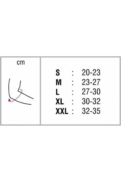 Orthocare 3910 Orthocare- Knitted Elbow Support - Epicondylitis Supported- Size m