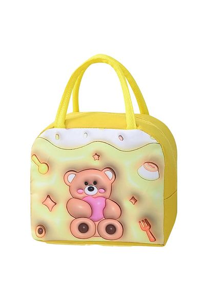Camy Geanta Frigorifica, cu Desene Animate 3D, Portabila pentru Copii, de Pranz, din Panza Oxford, Model