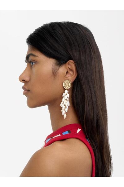 PARFOIS Deniz Kabuklu Uzun Küpeler