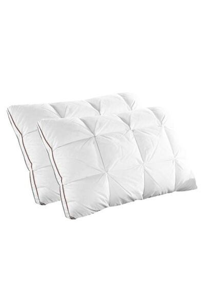 Ralex Set 2 Perne casetate Puf de Gasca 100% naturala Luxury 50 x 70 cm