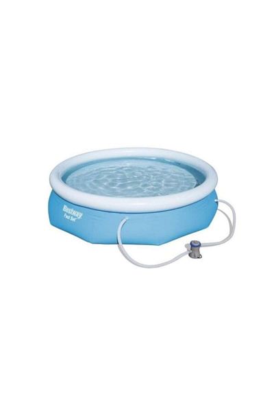 BESTWAY Inflatable Round Pool with Filter, 305x76 cm,