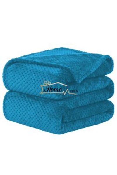 Ralex Cocolino DOT Embossed Blanket 200 x 230 cm Blue