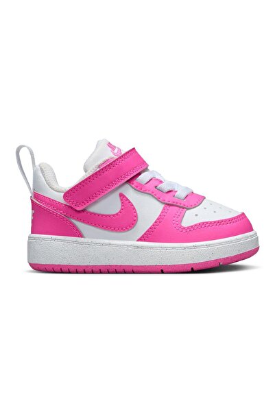 Nike Court Borough Low Recraft Shoes - White/Laser Fuchsia