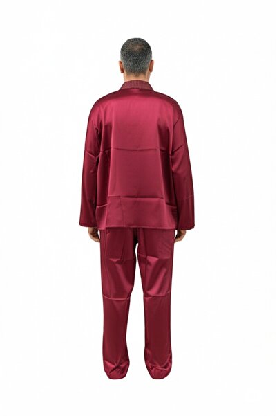 Oppland Men's Pajama Set Satin and Poplin Fabric Classic Model Comfortable Fit with Pockets Opept25Pieromod88