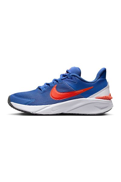Nike Star Runner 4 Lace Up Shoes - Astronomy Blue/White/Total Orange/Team Orange