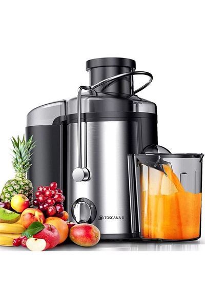 Shopi Toscana U Electric Fruit Juicer, 450ml, 800W Multicolor ST-1239