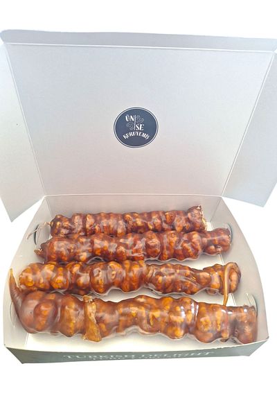 ÜNSEKURUYEMİŞ Molasses Walnut Sausage 500 Gr (Kelebek Walnut)