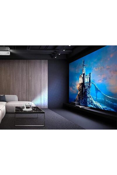 HYX Smart Projector with Touchscreen, Full HD 1080P, Auto Focus, Android OS, 10W Speaker, Wi-Fi &