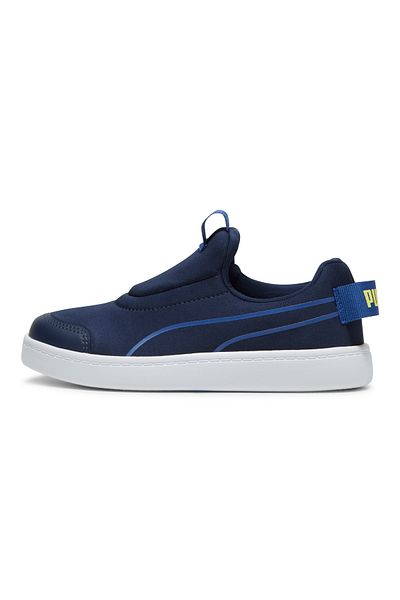 Puma Courtflex v2 Slip On PS Club Shoes - Club Navy