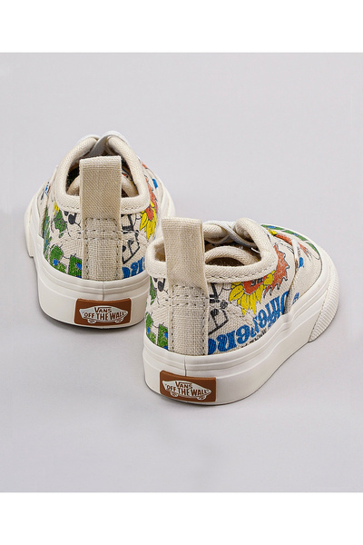 Vans TD Authentic Elastic Lace Shoes - Beige