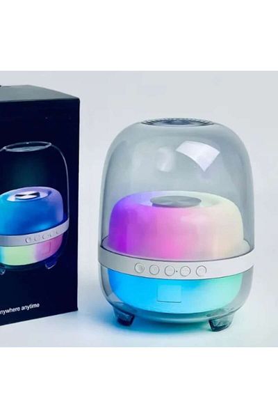 BLA BLA FOAM Portable RGB Speaker with Light Effects – 360° Surround Sound, BASS PLAUS, Bluetooth, USB, FM