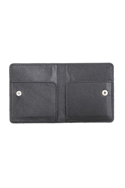 Eldenör Robin Leather Card Holder Wallet Rst1 Black