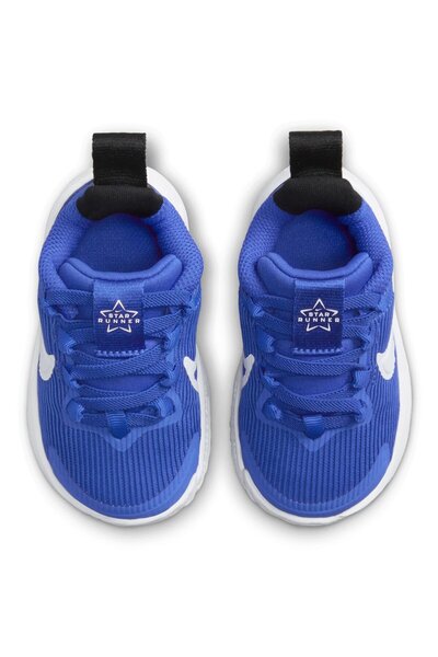 Nike Star Runner 4 Elastic Lace Shoes - Hyper Royal/Black/White