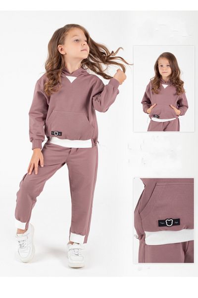 monny Pafim 4-13 Years Cotton Winter & Seasonal Girls Tracksuit Set Casual Two-Piece Set