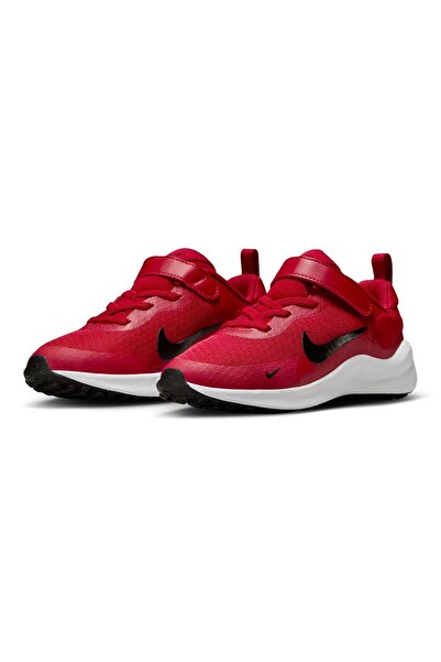 Nike Revolution 7 PSV Running Shoes - Gym Red/White/Black