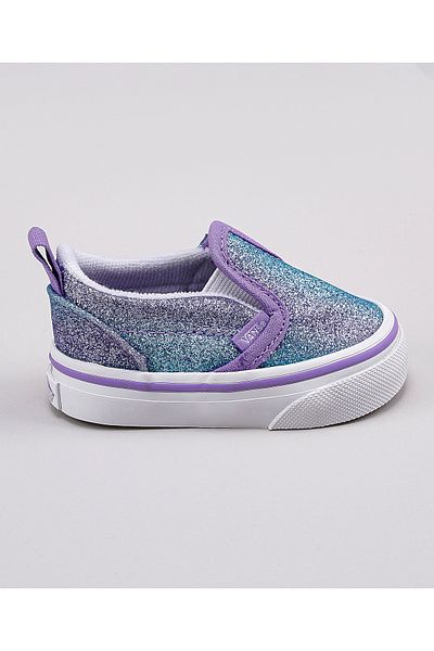 Vans TD Slip On V Shoes - Ombre Glitter