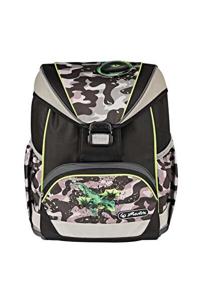 Herlitz Rucsac școlar neechipat ultraușor, culoare neagră, 36x28x21cm, materi...