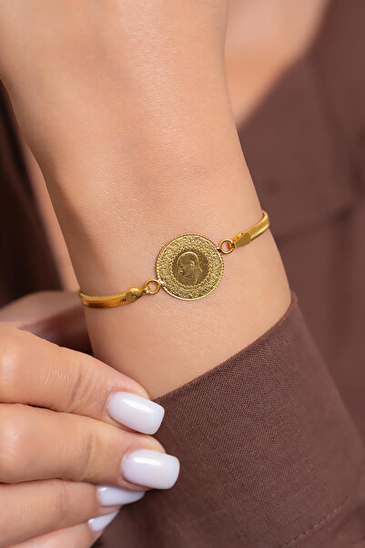 8,25 Gram 22 Ayar Balıksırtı Yatırımlık Bilezik 18 cm + 2 cm Uzatmalı