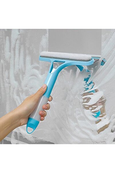 Flippy Σκουπάκι καθαρισμού, Flippy, Πολυλειτουργικό, Ψεκαστήρας, Σκουπάκι σιλικόνης, Σφουγγάρι, 21,5x25,7 cm, Μπλε