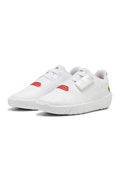 Puma Ferrari Drift Cat Decima 2.0 Velcro Closure Sneakers - White & Red