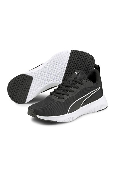 Puma Flyer Flex Junior Lace Up Sneakers - Black & White