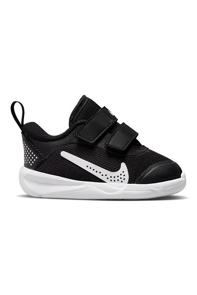 Nike Omni Multi-Court Hook-and-Loop Closure Shoes - Black & White