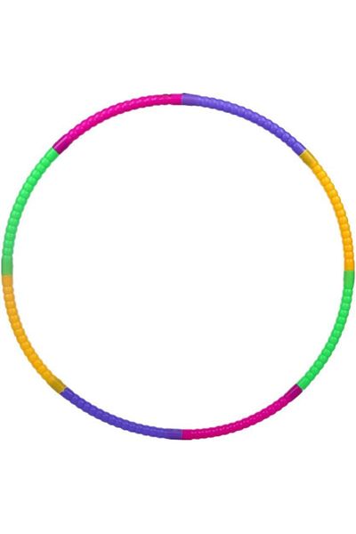 SUKILO Hula Hoop for Kids, 60cm Lightweight Exercise Ring, Detachable Design, Colorful Fitness Equip