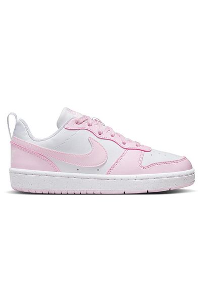 Nike Court Borough Low Recraft BG Lace Shoes - Pink & White