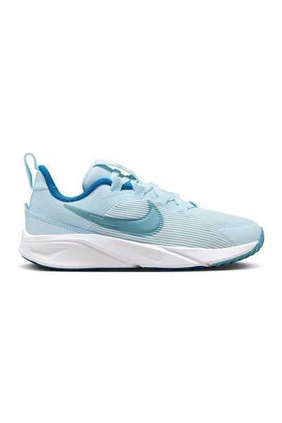 Nike Star Runner 4 Elastic Lace Shoes - Glacier Blue/Astronomy Blue/White/Denim Turquoise