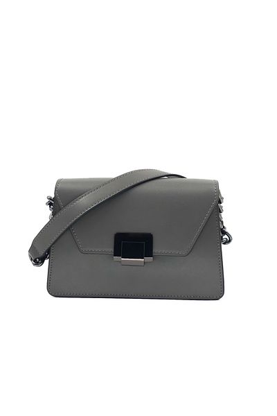 Posete Fagaras Emilia Leather Purse - Grey, Genuine Leather Bag, Bags, Summer Bags, Genuine Leather