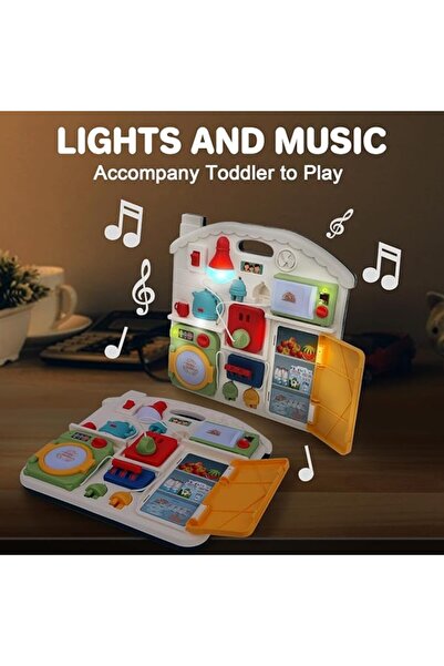 Smart Vibe Panou de activități pentru acasă Montessori BusyBoard