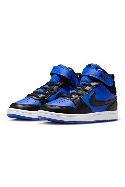 Nike Court Borough Mid 2 Kids Shoes - Game Royal/White/Black