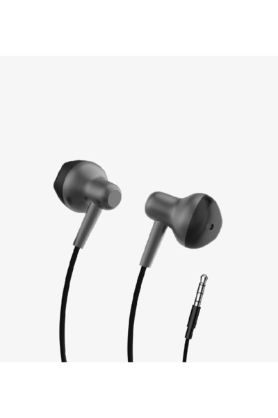 Linktech Süper Bass Kablolu Kulaklık , H677 Siyah Mikrofonlu Metal Kablolu Ku...