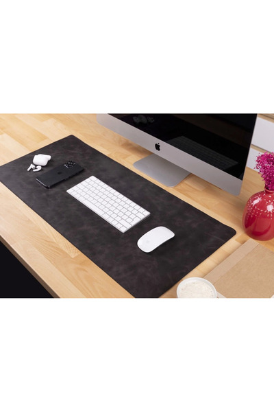 Eldenör Leather Table Mat 80*37cm Tn1 Gray