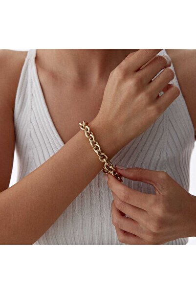 Cherry by Özkonak Kalın Doç Zincir Bileklik