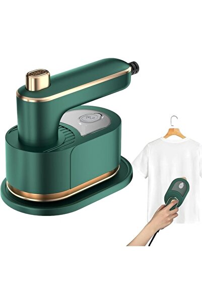 Flippy Mini Iron Flippy, Foldable & Portable, Vertical/Horizontal Steam Iron, 50ml, 40W, 10.5x12 cm, Green