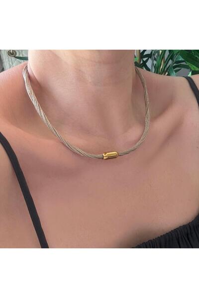 Venus Design Çelik Mıknatıslı İp Kolye
