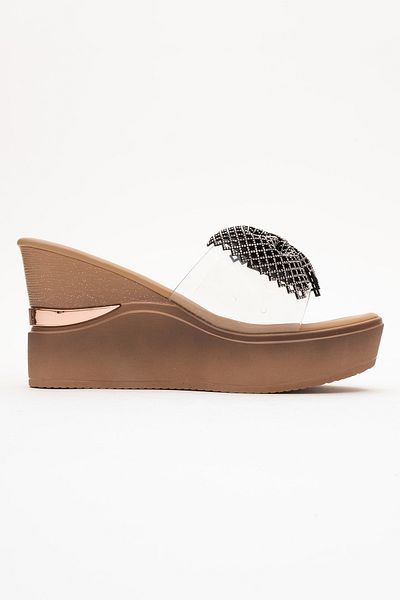 Ataköy Ayakkabı WOMEN'S FILLED SOLE SLIPPERS