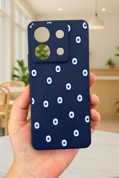 Vip Case حافظة هاتف Xiaomi Redmi Note 13 Pro 5G من السيليكون الممتص للصدمات منقوشة بالخرز الشرير277