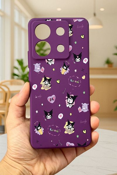 Vip Case Xiaomi Redmi Note 13 Pro 5g Kurumi Patterned Silicone Shock Absorbing Classic Protected Rubber Case277