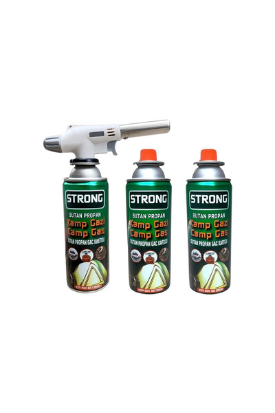 COMBAT 1300 Derece Orijinal Pürmüz Çakmak NO 920 + 3 Adet Strong Kartuş