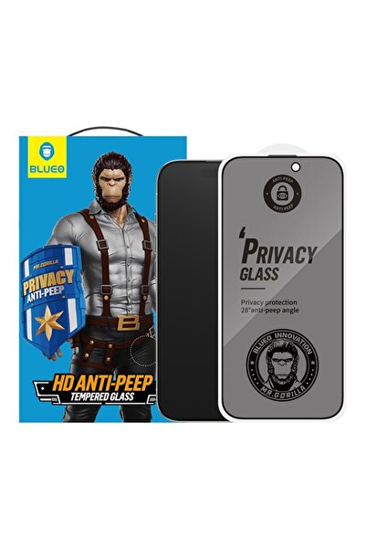 BLUEO Folie pentru iPhone 15 / 16, Sticlă securizată, Ultra HD, Sticlă de con...